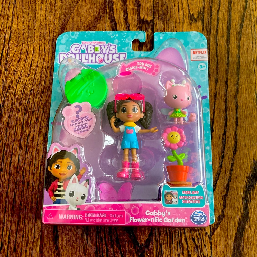 NIB Gabby’s Dollhouse Flower-rific Garden